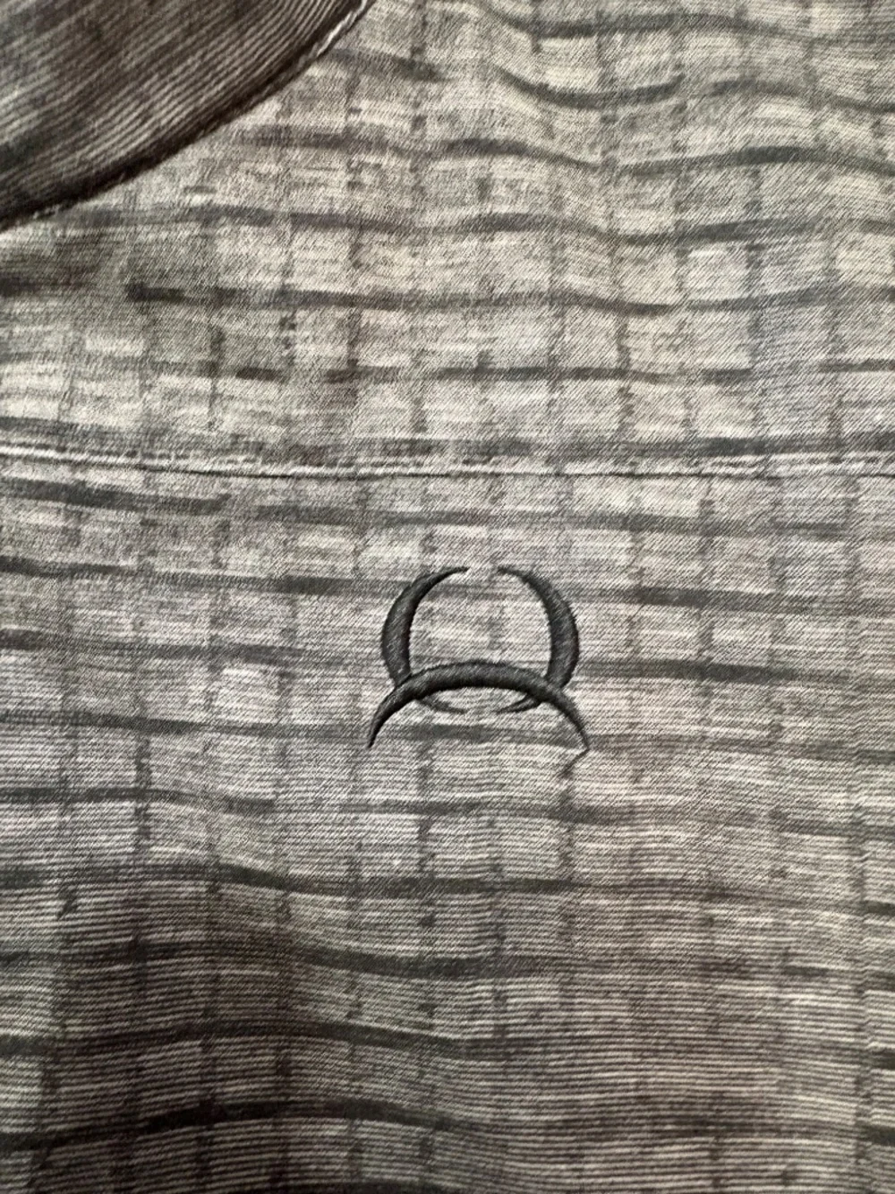 Cinch mens bonded softshell vest size 2XL, gray checkered, used - Picture 6 of 7